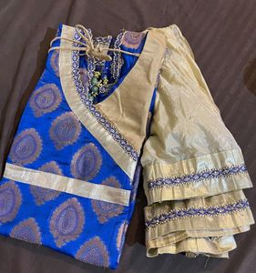 Blue buta kurti