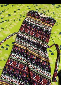 Boho Floral Print Skirt