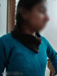 Stylish Blue woolen Knitted long Top