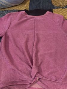 Pink Sparkle Top