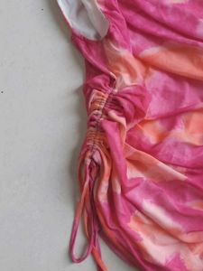 Tie-Dye One Shoulder Dress