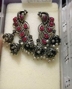 Peacock Earrings Design