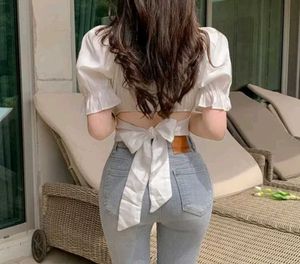 White Crop Top