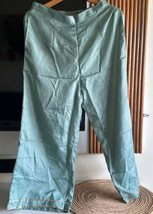 Elegant Sea Green Kurta Set with net Duppatta