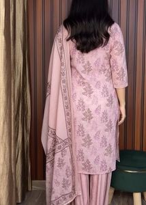 pure Jaipuri cotton Pink Kurta Set