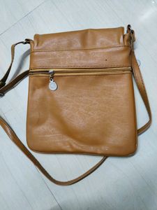 Tan Sling Bag