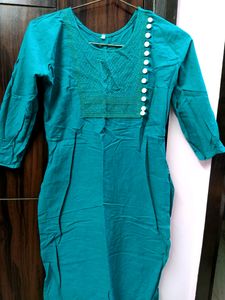 Navy Blue Kurti