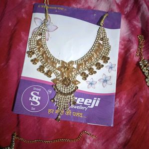 Gold and Rhinestone Necklace