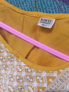 Elegant Mustard Kurta
