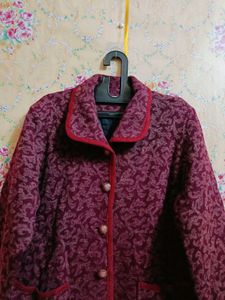 🇳🇿💫 🎀 Elegant Burgundy Coat