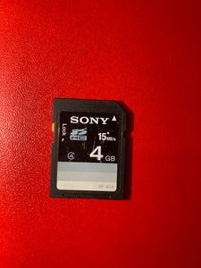 Sony SF-4N4 4 GB SDHC Card