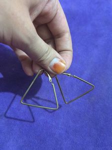 Triangle Hoop Earrings