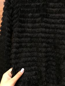 Black Fur Top
