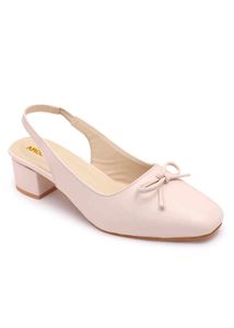 Cute Beige Ballet Flats