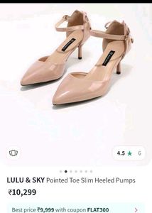Pink Heels - Size 5