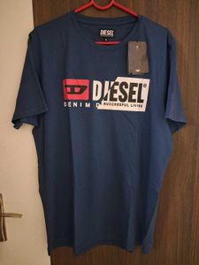 Diesel Blue Graphic T-Shirt