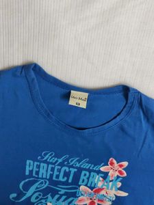 Blue Graphic Tee