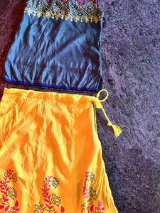 Girls Ethnic Skirt &amp; Top Set