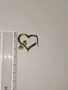 Heart With Bee Hoops