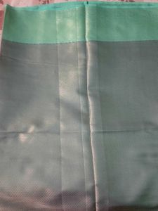 Elegant Purple &amp; Green Silk Saree