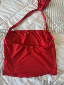 Red Halter Top