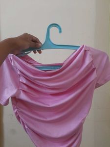 Savana Pink Draped Top