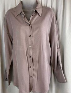 Zara Soft Oversized Shirt, Lavender,