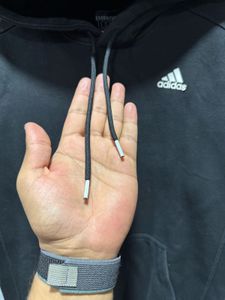 Adidas Sport Essentials 3 Strips Black Hoodie