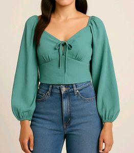 Smoked back Crop Top