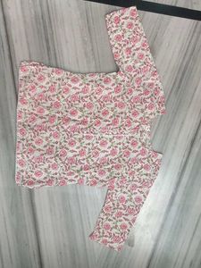 Floral Print short kurti