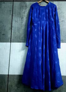 Royal Blue Dress Dupatta With Pant