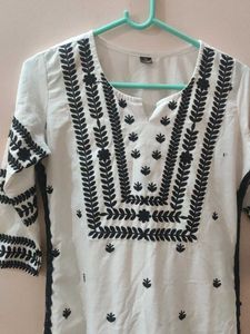 Chikankari White Kurta