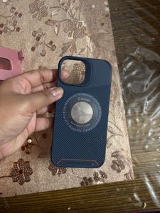 iPhone 15 Navy Blue Colour MagSafe Case