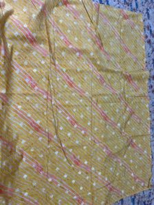 NEW Yellow Kurta Dupatta Set Material