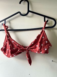 Polka Dot Bikini Top