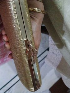 Elegant Gold Clutch