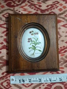 Refurbished Vintage Painting On Porcelain