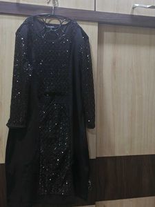Little Black Sequin Dress