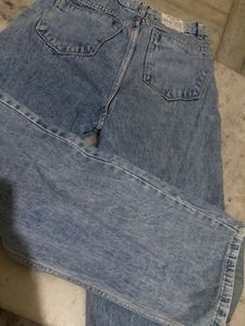 Wide Leg Denim Jeans