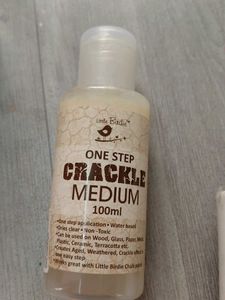 Crackle Medium For Decoupage