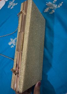 Gold Shimmer Clutch