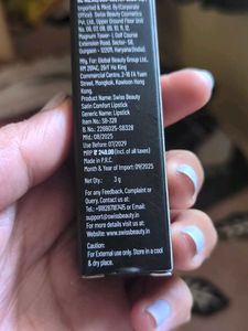 Swiss Beauty Satin Comfort Lipstick