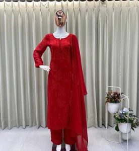 Red Kurta Set &amp; Dupatta