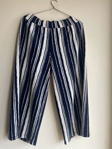 Blue &amp; White Cullottes ( Women)