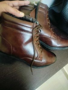 Brown Ladis Boots Size Uk 7 Euro 40 From Layasa