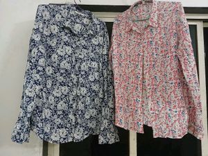 Combo Flower Printed Shirts