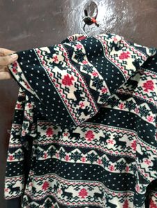 Hoodie with Reindeer i