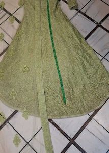 Elegant Green Anarkali Gown
