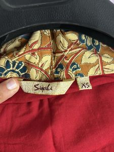 Red Floral Kimono Shrug