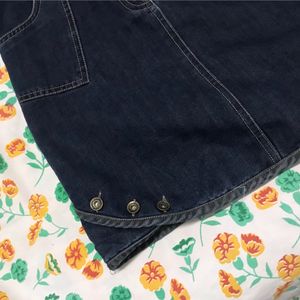 Denim Short Skirt